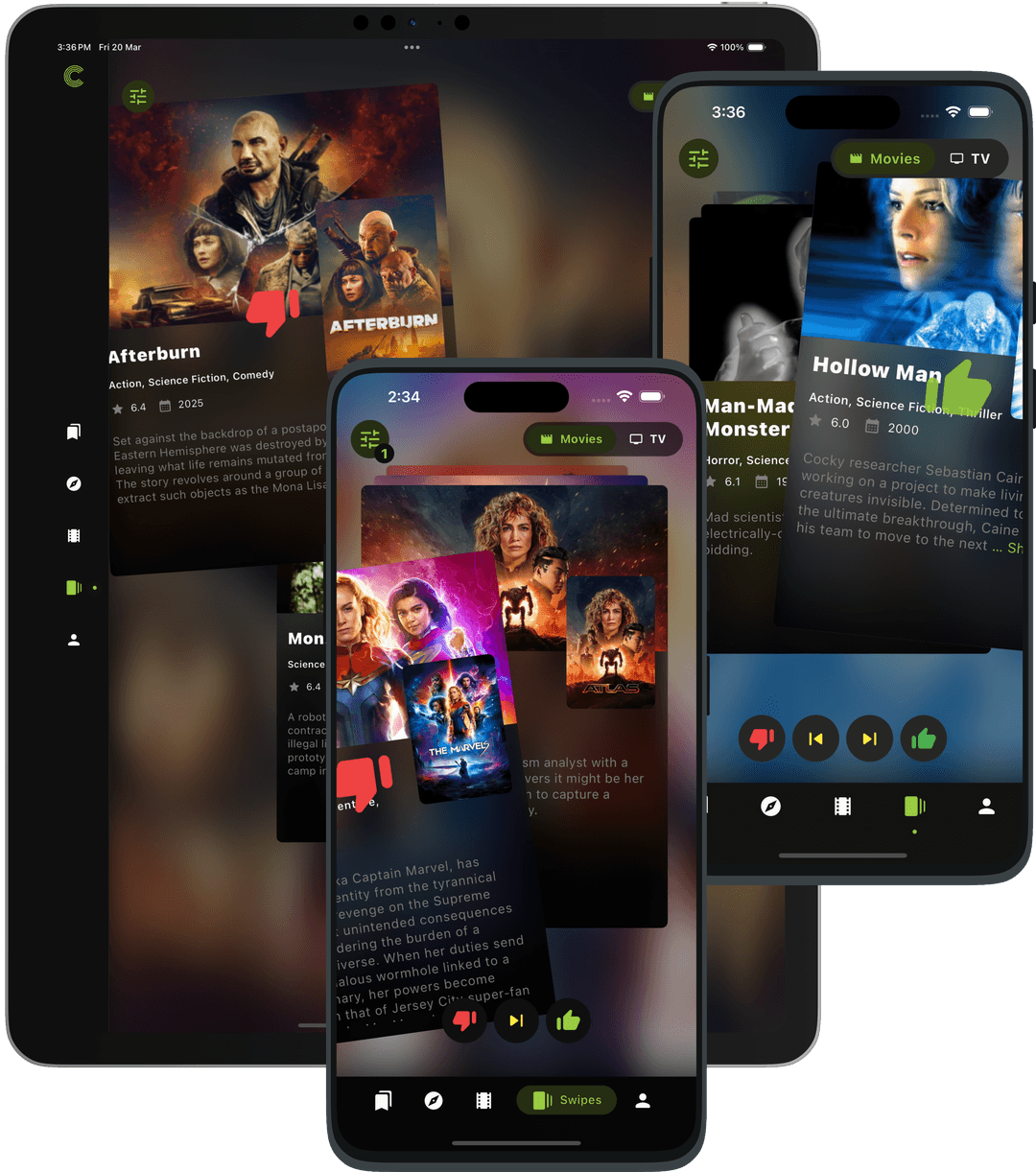 Swipe for Entertainment